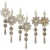 LOBERON Sierhanger set van 6 Fleurette zilverkleurig