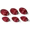 LOBERON Kerstversiering, set van 6 Blavet antiekrood