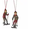 LOBERON Figuurtje set van 2 Gulbin antiekrood/antiekbruin