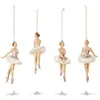 LOBERON Figuur set van 4 Tadley wit/roze