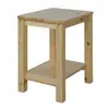 Non communiqué Table de chevet en bois nature