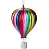 BRUBAKER Heteluchtballon Kleurrijk - met De Hand Beschilderde Kerstbal...