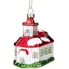 BRUBAKER Besneeuwde Kerk - Handbeschilderde Kerstballen van Glas - Mon...