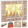 Calendrier de l'Avent bricolage en bois avec éclairage LED - HENRY BRU...