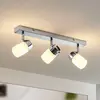 Lindby - buitenspot - 3lichts - Staal, glas - H: 11.5 cm - G9 - chroom