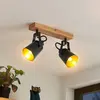 Lindby - buitenspot - 2lichts - ijzer, rubberhout - H: 15.8 cm - E14 -...