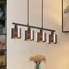 Lindby - hanglamp - 4lichts - PVC, ijzer - E14 - donker brons, mat zwa...