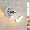 Lindby - buitenspot - 1licht - keramiek, ijzer - H: 16 cm - E14 - wit,...