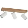 Lindby - Spot à intensité variable 'Maniva' en bois pour salon & salle à manger