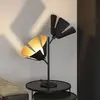 Lucande - tafellamp - 2lichts - staal, aluminium - H: 55 cm - E14 - zw...