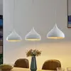 Lindby - hanglamp - 3lichts - Staal, aluminium - E27 - wit mat