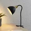 Lindby - Klemlamp - 1licht - staal - H: 21 cm - E14 - mat zwart, messi...