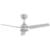 LINDBY Led Ventilateur de plafond avec lampe 'Aerallo' en métal pour salon & salle à manger