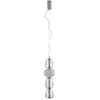 Lucande - led Suspension en verre 'Fedra' en verre pour cuisine
