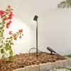 Lindby - Sfeerverlichting buiten - 1licht - Aluminium, acryl - H: 58.3 cm - zwart - Inclusief lichtbron