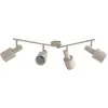 Lindby - buitenspot - 4lichts - IJzer - H: 25 cm - E27 - beige