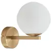 LUCANDE Applique Murale à intensité variable 'Bidolo' en métal pour salle de bain