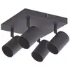 Lindby - buitenspot - 4lichts - Metaal - H: 13 cm - GU10 - zandzwart