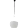Lindby - Hanglampen buiten - 1licht - kunststof, metaal - H: 24 cm - E27 - wit, zwart