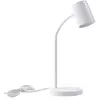 Lindby - bureaulamp - 1licht - ABS, siliconen, metaal - H: 40.5 cm - GU10 - wit