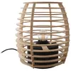 Lindby - tafellamp - 1licht - Hout, ijzer - H: 25 cm - E27 - licht hou...