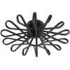 LINDBY Plafonnier à intensité variable 'Kaelen' en métal pour salon & salle à manger