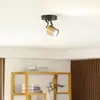 Lindby - buitenspot - 1licht - IJzer - H: 14.5 cm - GU10 - zwart, goud