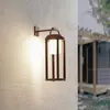 LUCANDE Led Applique Murale Solaire à intensité variable 'Tilena' en aluminium