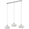 LUCANDE Suspension à intensité variable 'Sharvil' en verre pour salon & salle à manger