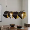Lucande - hanglamp - 4lichts - staal - H: 23.5 cm - E14 - zandzwart