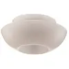 Lucande - plafondlamp design - 1licht - Staal - H: 22 cm - E27 - wit