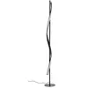 LINDBY LED Lampadaire à intensité variable 'Munja' en métal pour salon...