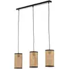 Lindby - Suspension à intensité variable 'Yaelle' en bois pour salon & salle à manger