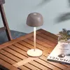 Lindby - Terraslampen- met touchdimmer - 1licht - Gegoten aluminium, kunststof - H: 27 cm - zandbeige - Inclusief lichtbron