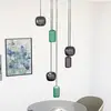 Lucande - hanglamp - 6lichts - IJzer, metaal, PVC - GU10 - mat zwart, ...
