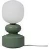 Lucande - Tafellamp - 1licht - Keramiek, glas - H: 38 cm - E14 - wit, ...