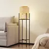 Lucande - Terraslampen- met touchdimmer - 1licht - Bamboe, aluminium -...