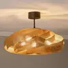 Euluna - plafondlamp - 4lichts - Metaal - H: 40 cm - E27 - goudkleurig