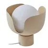 Lindby - Tafellamp - 1licht - Glas, ijzer - H: 21 cm - E27 - beige, wi...