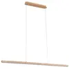Lucande - Hanglampen - 1licht - Hout, acryl, ijzer - H: 3.3 cm - licht...