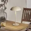 Arcchio - Terraslampen- met touchdimmer - 1licht - Ijzer, plastic - H: 9.5 cm - beige - Inclusief lichtbron