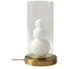Lindby - tafellamp - 1licht - Glas, ijzer - H: 28.5 cm - G9 - transpar...