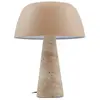 Lindby - Tafellamp - 1licht - IJzer, grotrots - H: 41 cm - E27 - beige