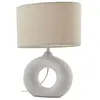 Lindby - Tafellamp - 1licht - Textiel, beton - H: 37 cm - E27 - beige,...