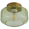 Lindby - plafondlamp - 1licht - Glas, ijzer - H: 15.3 cm - E27 - groen...
