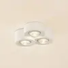 Lindby - plafondlamp - 3lichts - Gips - H: 7.3 cm - GX53 - wit