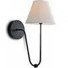 LOBERON Wandlamp Lustre zwart/wit