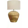 LOBERON Tafellamp Fauville goud/crème