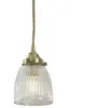 LOBERON Hanglamp Tanaelva antiekmessing/helder