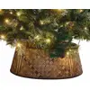 LOBERON Omranding voor de kerstboom Eden bruin